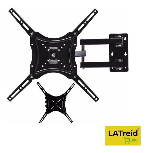 Imagen 2 de 8 de Soporte De Pared Para Tv/monitor Led/lcd De 14 A 55 Negro