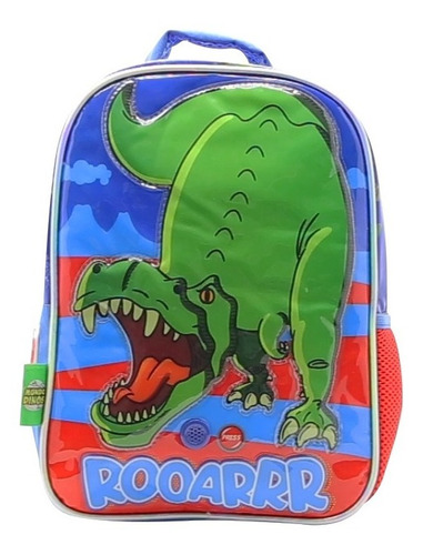 Mochila Espalda Jardin Dino Rex 12 P Sonido Sharif Express 