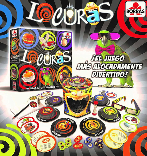 Imagen 8 de 10 de Juego Locuras Niños Diversion En Familia Educa Cartas Atrix®