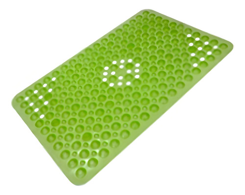 Tapete Antiderrapante Pvc Flexível Para Banheiro Cipla Cores Cor Verde translúcido