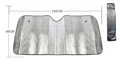 Imagen 4 de 5 de Cortina Parasol Para Parabrisas Plegable 1,30x60cm