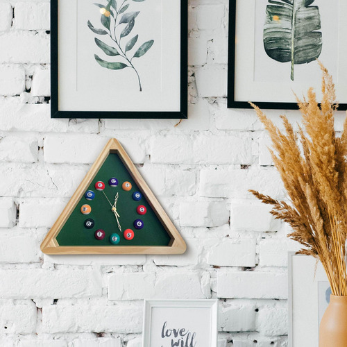 Reloj De Pared Estilo Billar, Diseño Único Para Tu Hogar