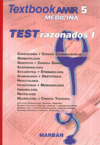 Libro Textbook Amir 5 Medicina - Test Razonados I De Marban