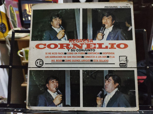 Cornelio Reyna Y Su Conjunto Regresa Vinyl,lp,acetato 