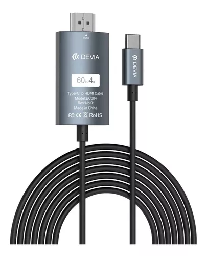 Cable Adaptador Usb Tipo C A Hdmi 4k 2 Metros Certificado