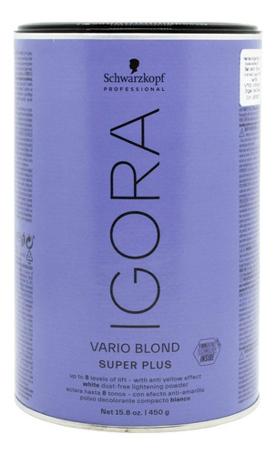 Schwarzkopf Igora Vario Blond Polvo Decolorante 450grs Local