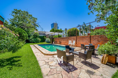 Venta-casa -parque Y Pileta-4 Cocheras-bajo Belgrano