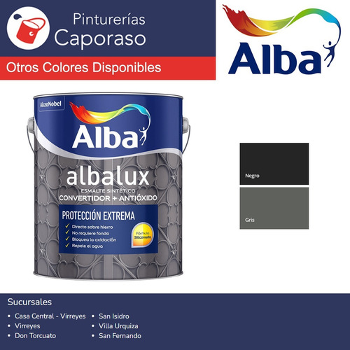 Albalux 2 En 1 Forja Hierro Antiguo Gris X 4l - Caporaso