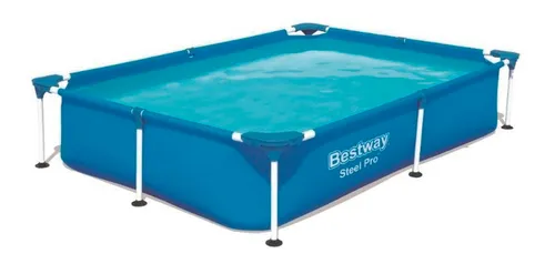 comprar Pileta Estructural Rectangular Bestway 10473 Steel Pro Azul