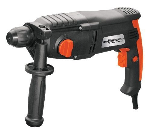 Rotomartillo electroneumático Gladiator Pro RM 724 naranja y negro frecuencia de 50Hz con 850W de potencia 220V