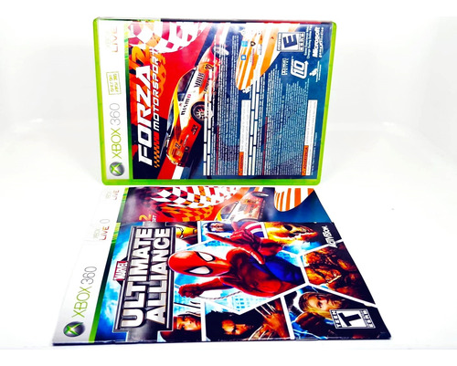 Marvel Ultimate Alliance Y Forza Motorsport 2 Xbox 360 (Reacondicionado)