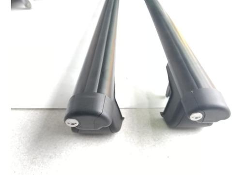 Barras De Techo Portaequipaje Con Llave Univarsal Negra