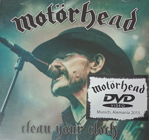 Motorhead - Clean Your Clock / Dvd Dg Brasil. No Cd. Nuevo