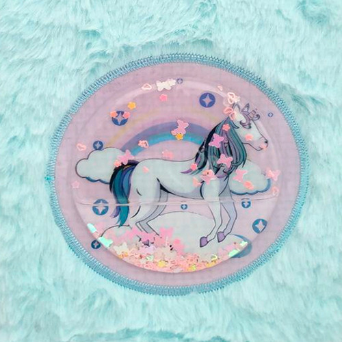 Libreta Unicornio Kawaii Esponjoso Agua Brillos Cuaderno