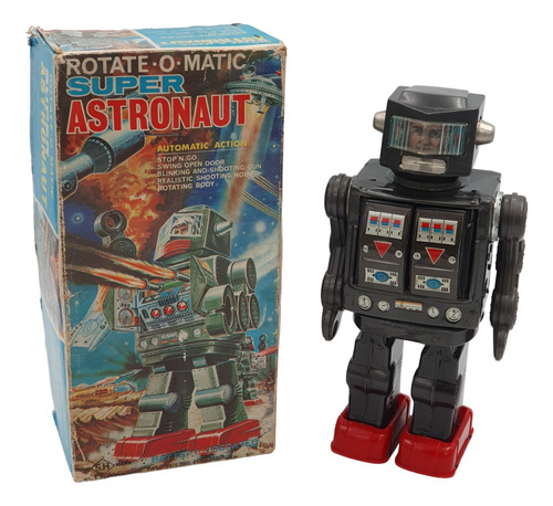 Robot Super Astronauta Rotate O Matic 60´s Japón Si Funciona (Usado)