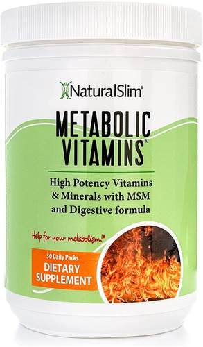 Multivitaminico Metabolic Vitamins Natural Slim De Eeuu
