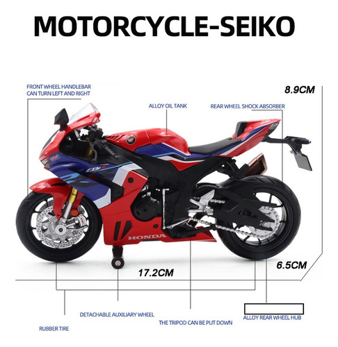 Honda Fireblade Cbr1000rr-r Sp Miniature Metal Motocicleta