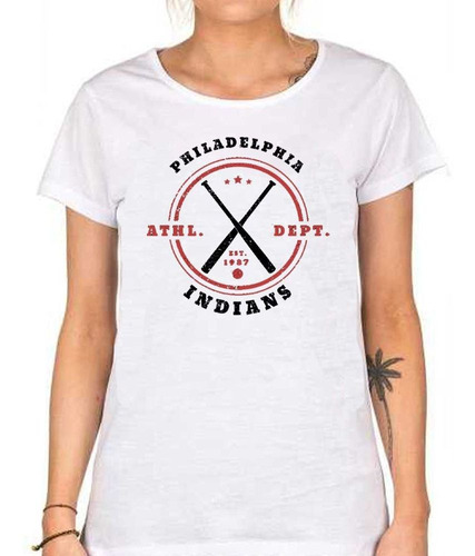 Remera De Mujer Philadelphia Indians Athl Dept