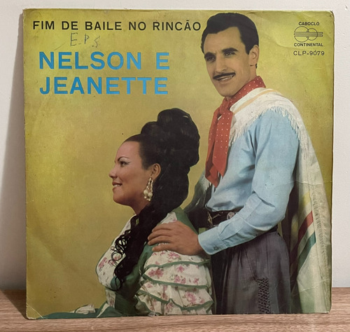 Lp - Nelson & Jeanette - Fim De Baile No Rincão