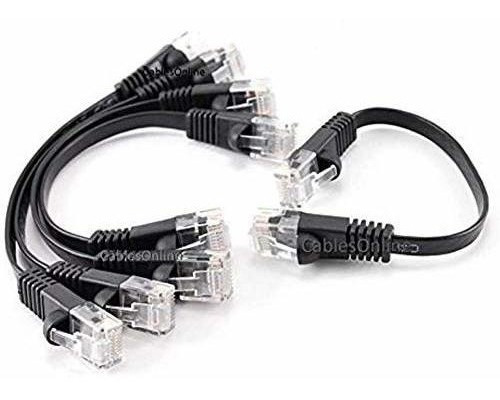Cablesonline, 5-pack 6-inch Cat6 utp Ethernet De Red Rj45 fl