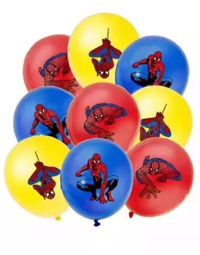  Set Decoración Fiesta De Cumpleaños Spiderman   Piezas