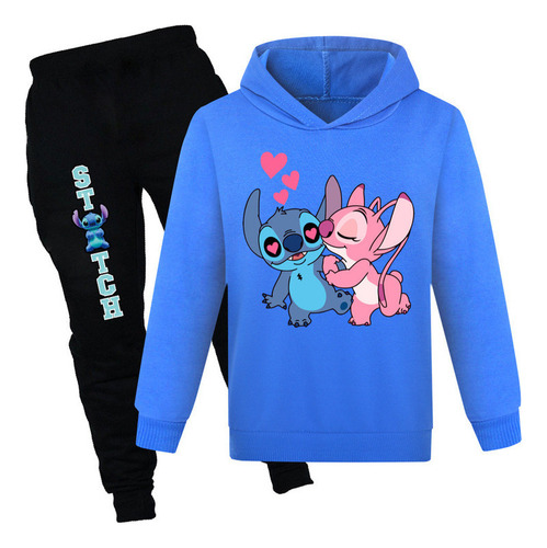 Nuevo Sudadera Infantil Capucha Y Pantalón Rosa Estampado St