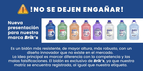 Detergente Matic Briks Naranja 5 Litros