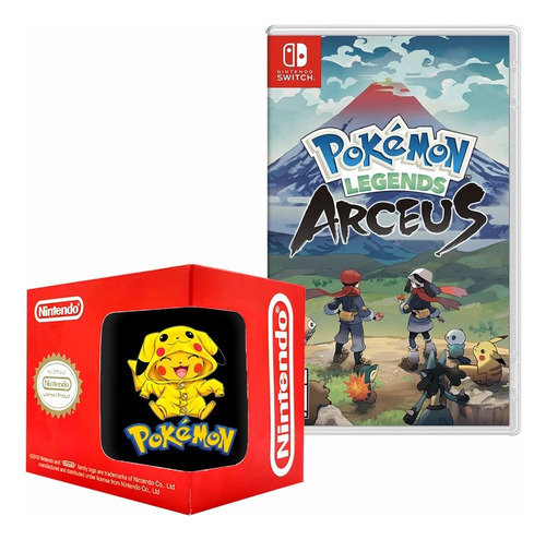 Pokémon Legends Arceus Nintendo Switch Y Taza 1