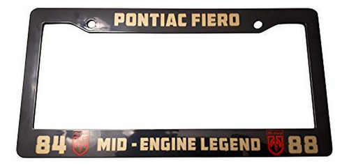 Marco Conmemorativo De Placa De Licencia Pontiac Fiero