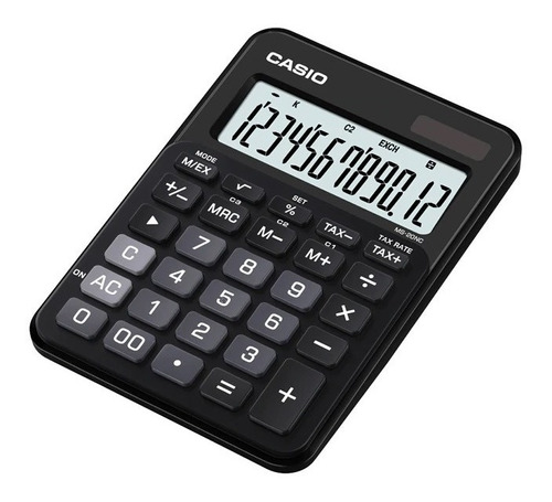 Calculadora Mini Escritorio Casio Ms 20nc-bk Original Nueva