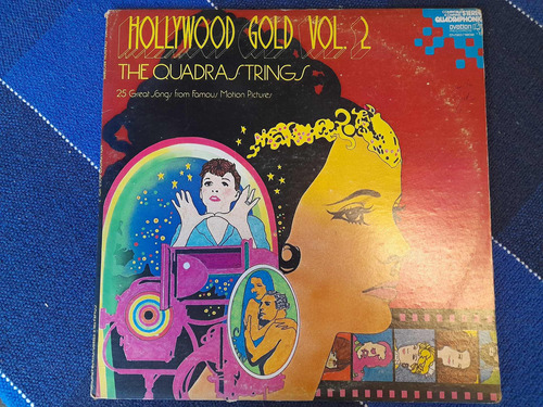 Lp Hollywood Gold Vol.2  The Quadrastrings Importado Duplo 