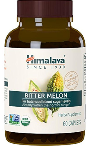 Himalaya Bitter Melon / Karela Organico, 60 Capsulas Para Un
