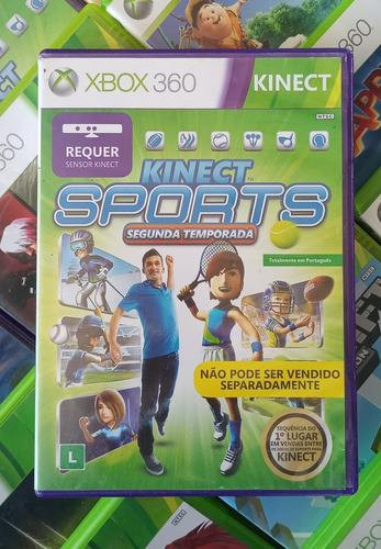 Kinect Sports Segunda Temporada Xbox 360 Mídia Fisica 
