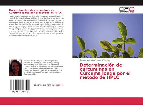 Libro: Determinación Curcuminas Cúrcuma Longa Por M