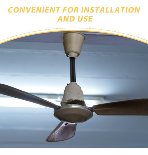 Ventilador De Techo Con Varilla De Extensión Metálica De Rep