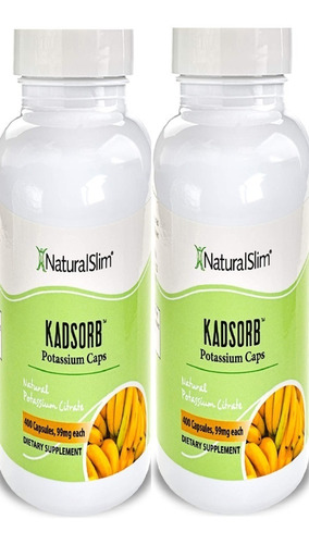 Kadsorb Potasio Frank Suarez Natural Slim Promo 2 Frascos