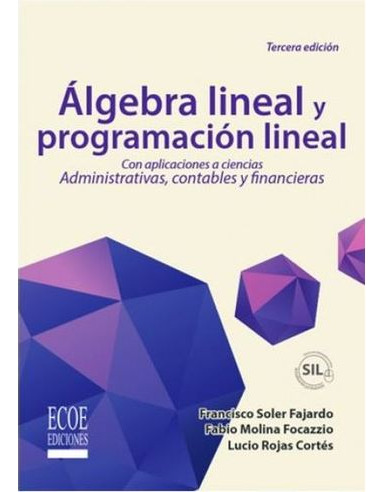 Libro Algebra Lineal Y Programacion Lineal