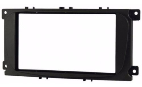 Moldura Painel Dvd 2din Focus Hatch Sedan 2009 A 2013 Preto