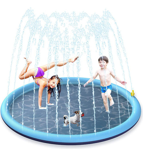 Non-slip Splash Pad 170 Cm Para Niños Y