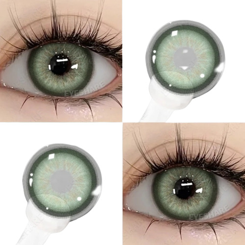 Pupilente Eyeshare Asura Green 1 Año De Duración + Estuche.