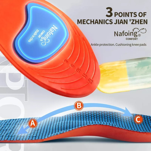 Plantilla Deportiva Futbol Pádel Impacto Pie Descanso Unisex