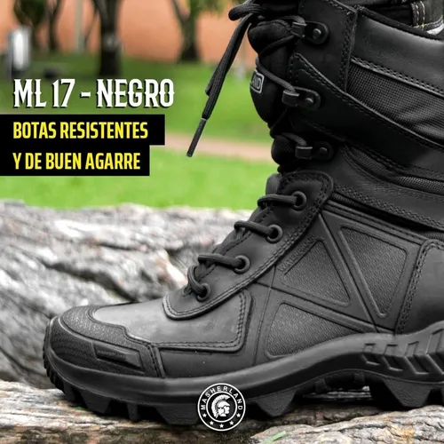Botas Militares Masherland Tactical Ml17 Cuero