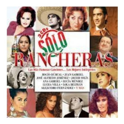 Solo Rancheras / Varios Artistas Cdx3