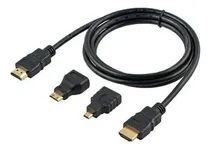 Comprar Cable Hdmi 3 En 1 Full Hd Hdmi A Mini\u002Fmicro Hdmi 1080p 1.5mt