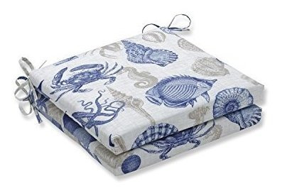 Almohada Sealife Marino Perfecto Para Exteriores Cuadriculad