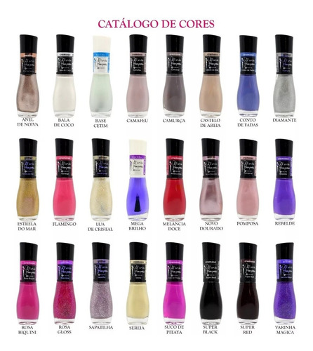 Esmalte Maria Pomposa Com 7 Unidades Cliente Escolhe Cor