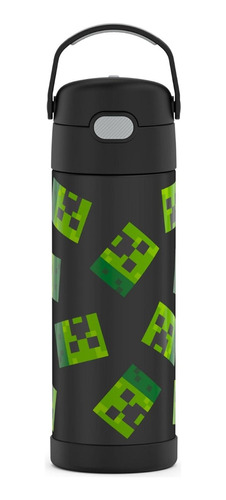 Botella De Agua Funtainer Thermos - Minecraft 473 Ml
