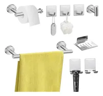 Comprar 9 Set Juego Accesorios Para Baños Toalleros Acero Inoxidable
