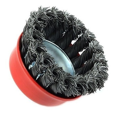 Cepillo Copa Alambre Trenzado 75 Mm P/ Amoladora Z Obelisco