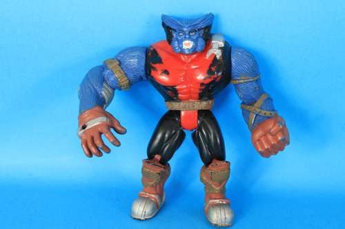 Battle Brigade Beast X-men 1996 Toybiz Figura Maltratada